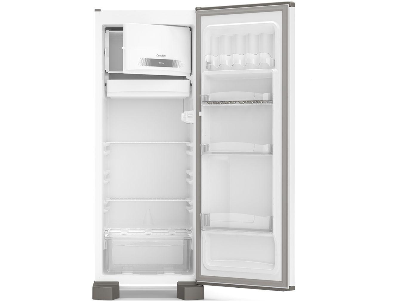 Geladeira/Refrigerador Esmaltec Branca 245L ROC31 PRO
