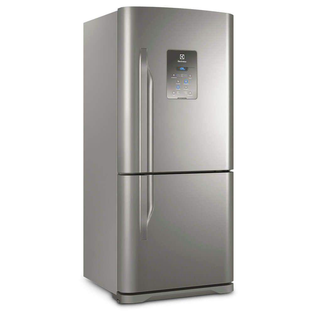 Geladeira/Refrigerador Frost Free Inox Bottom Freezer 598L Electrolux (DB84X) Geladeira