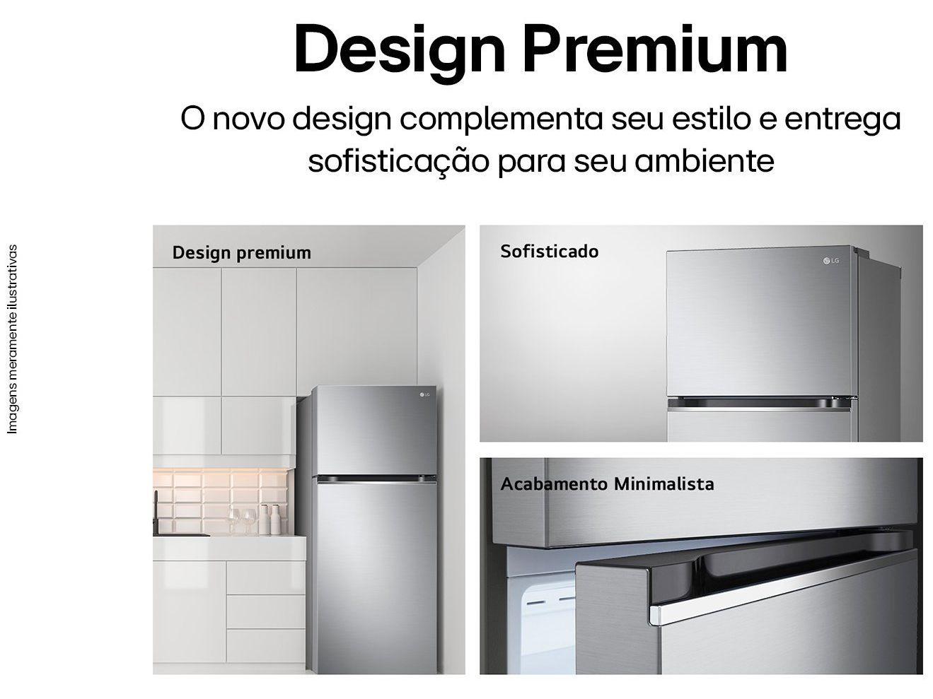Geladeira/Refrigerador LG Frost Free 395L Duplex