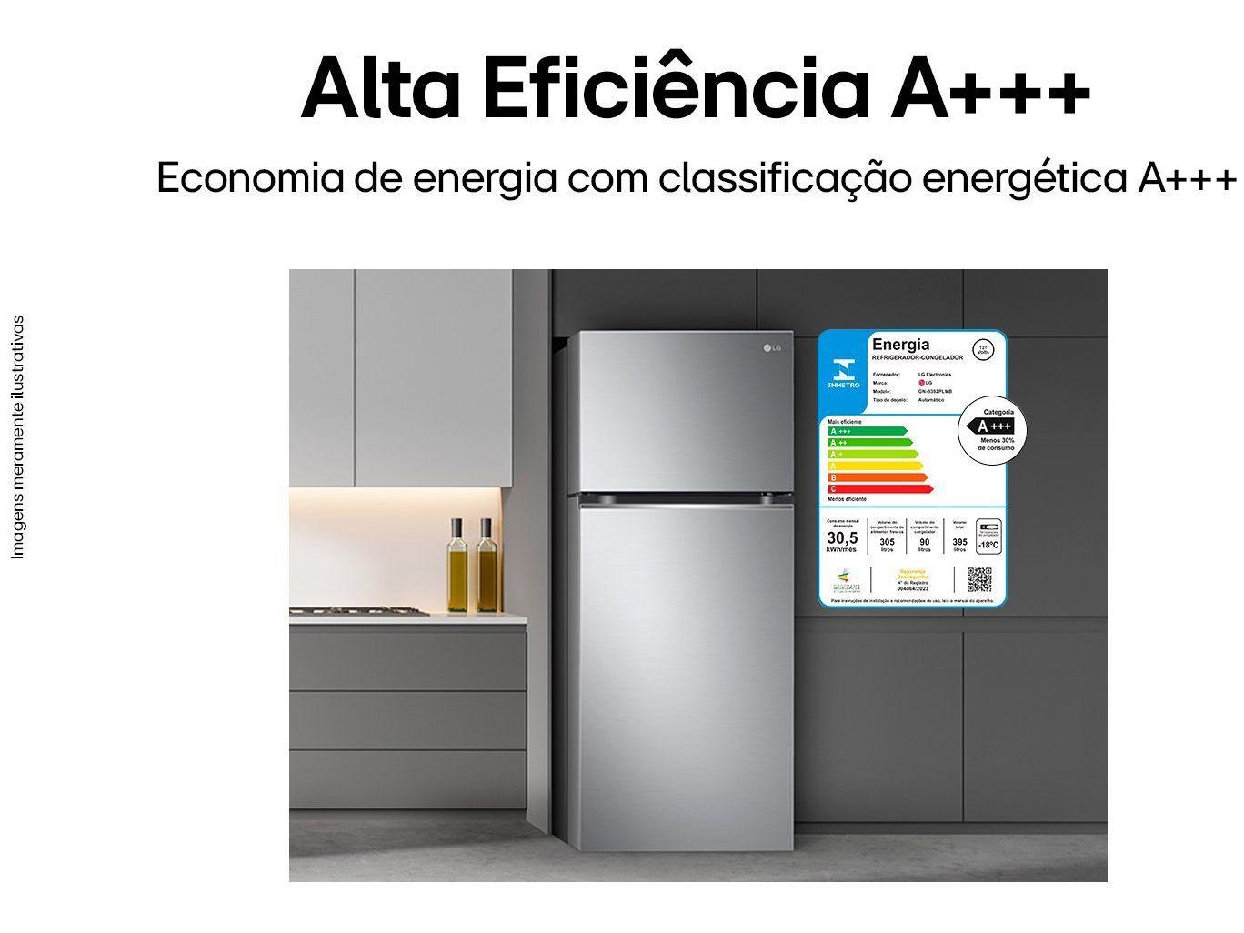 Geladeira/Refrigerador LG Frost Free 395L Duplex