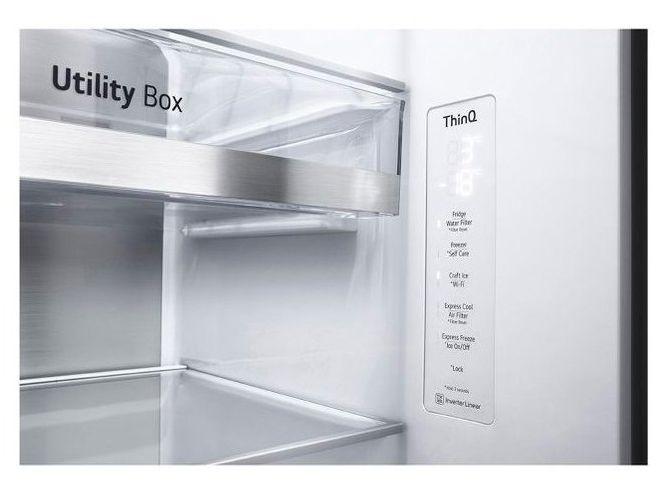 Geladeira/Refrigerador LG Frost Free Side by Side 598L com Dispenser de Água GC-X257C