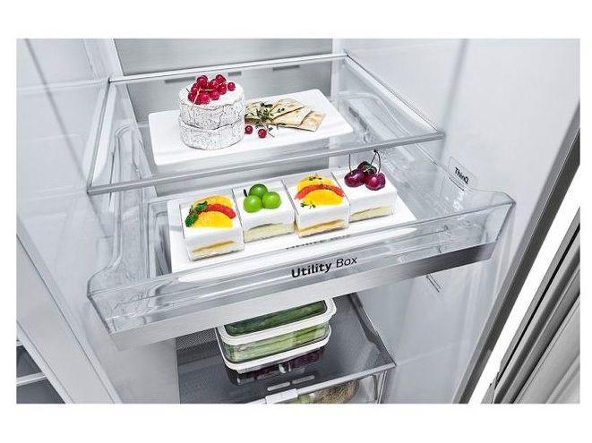 Geladeira/Refrigerador LG Frost Free Side by Side 598L com Dispenser de Água GC-X257C