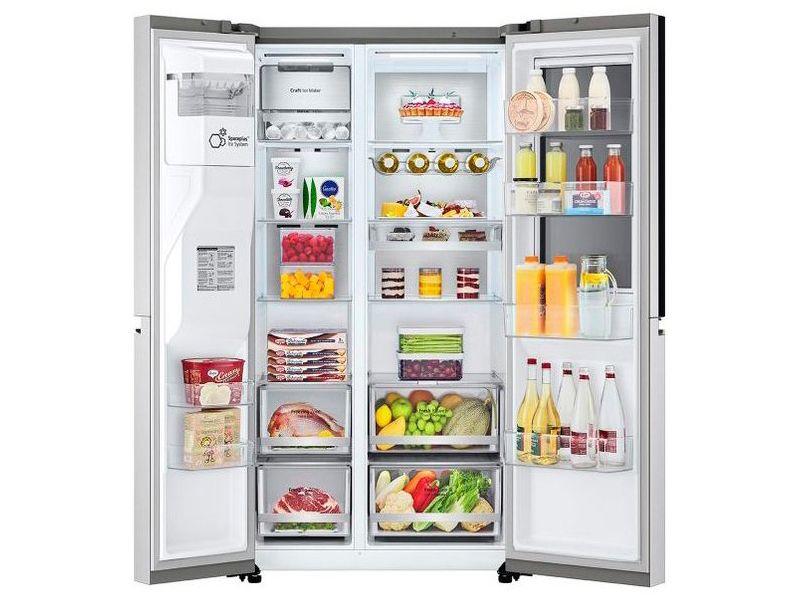 Geladeira/Refrigerador LG Frost Free Side by Side 598L com Dispenser de Água GC-X257C