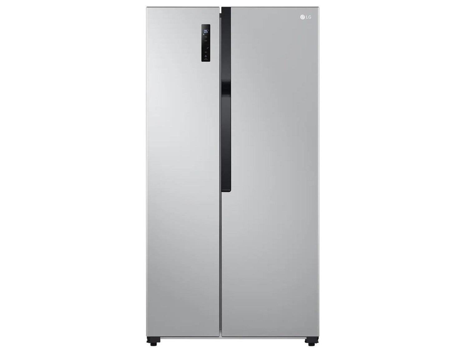 Geladeira/Refrigerador LG Frost Free Side by Side Prata 509L GC-B187PQAL