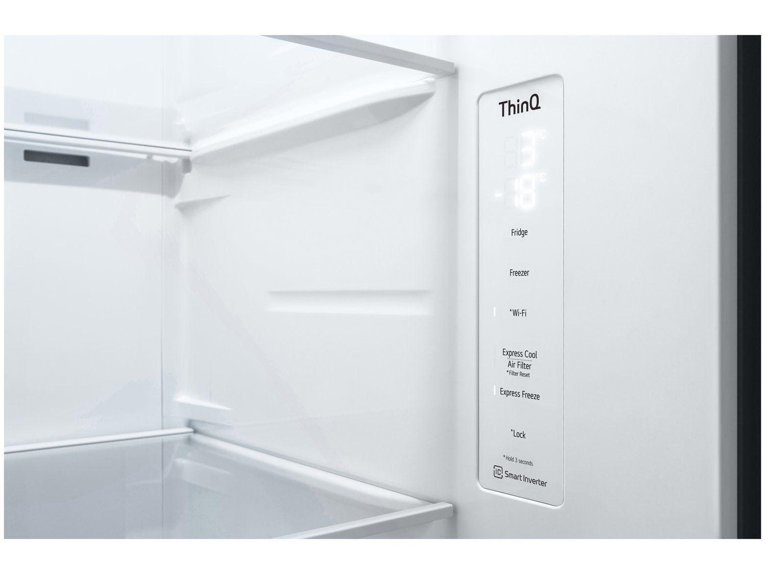 Geladeira/Refrigerador LG Smart Frost Free Inox