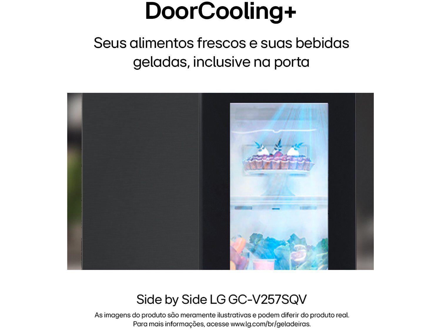 Geladeira/Refrigerador LG Smart Frost Free Inox