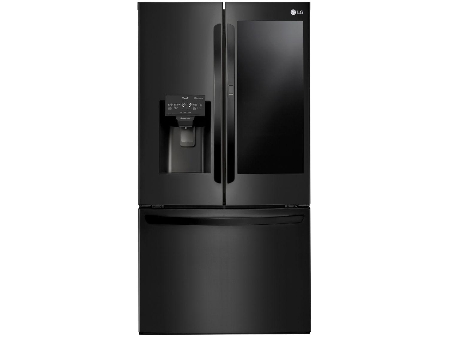 Geladeira/Refrigerador LG Smart Side by Side French Door Black Inox 660L GM-X288NQXH