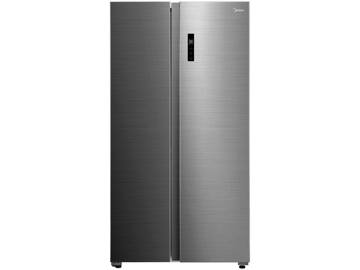 Geladeira/Refrigerador Midea Smart Frost Free Side by Side Inox 511L MDRS710FGD46
