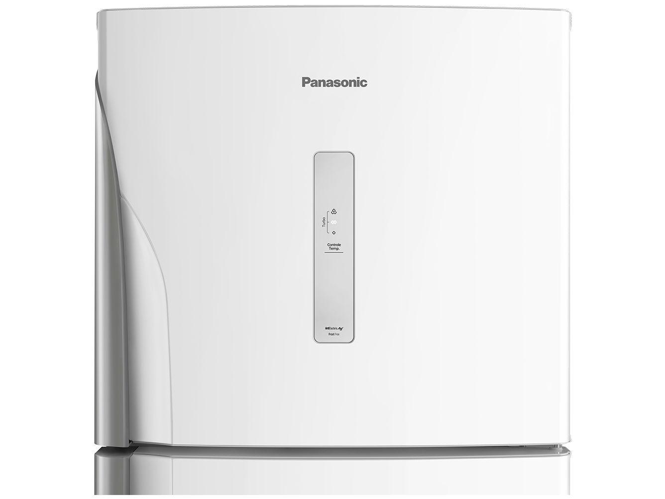 Geladeira/Refrigerador Panasonic Frost Free Duplex Branca 387L Top Freezer