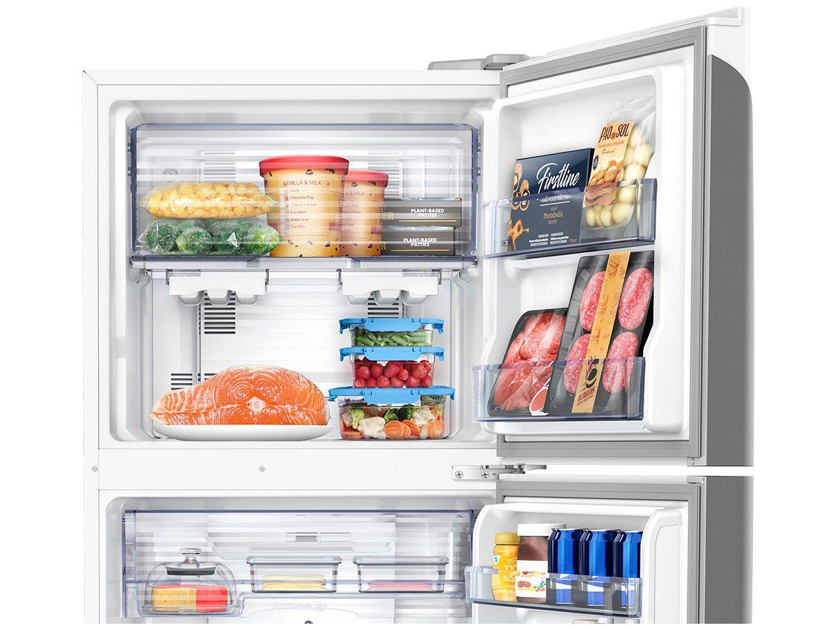 Geladeira/Refrigerador Panasonic Frost Free Duplex Branca 387L Top Freezer