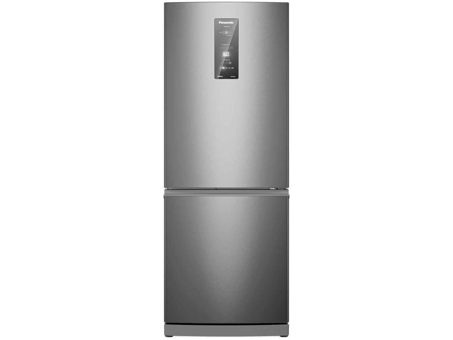 Geladeira/Refrigerador Panasonic Frost Free Duplex Inverse Aço Escovado 460L NR-BB64PV1X