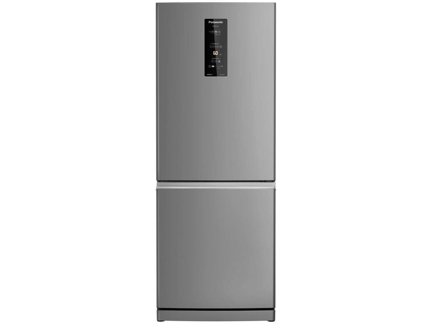Geladeira/Refrigerador Panasonic Frost Free Duplex Inverse Aço Escovado 460L NR-BB64PV1X