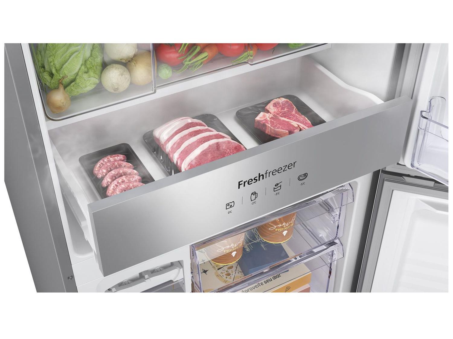 Geladeira/Refrigerador Panasonic Frost Free Duplex Inverse Espelhada 450L BB65 Diamond Glass