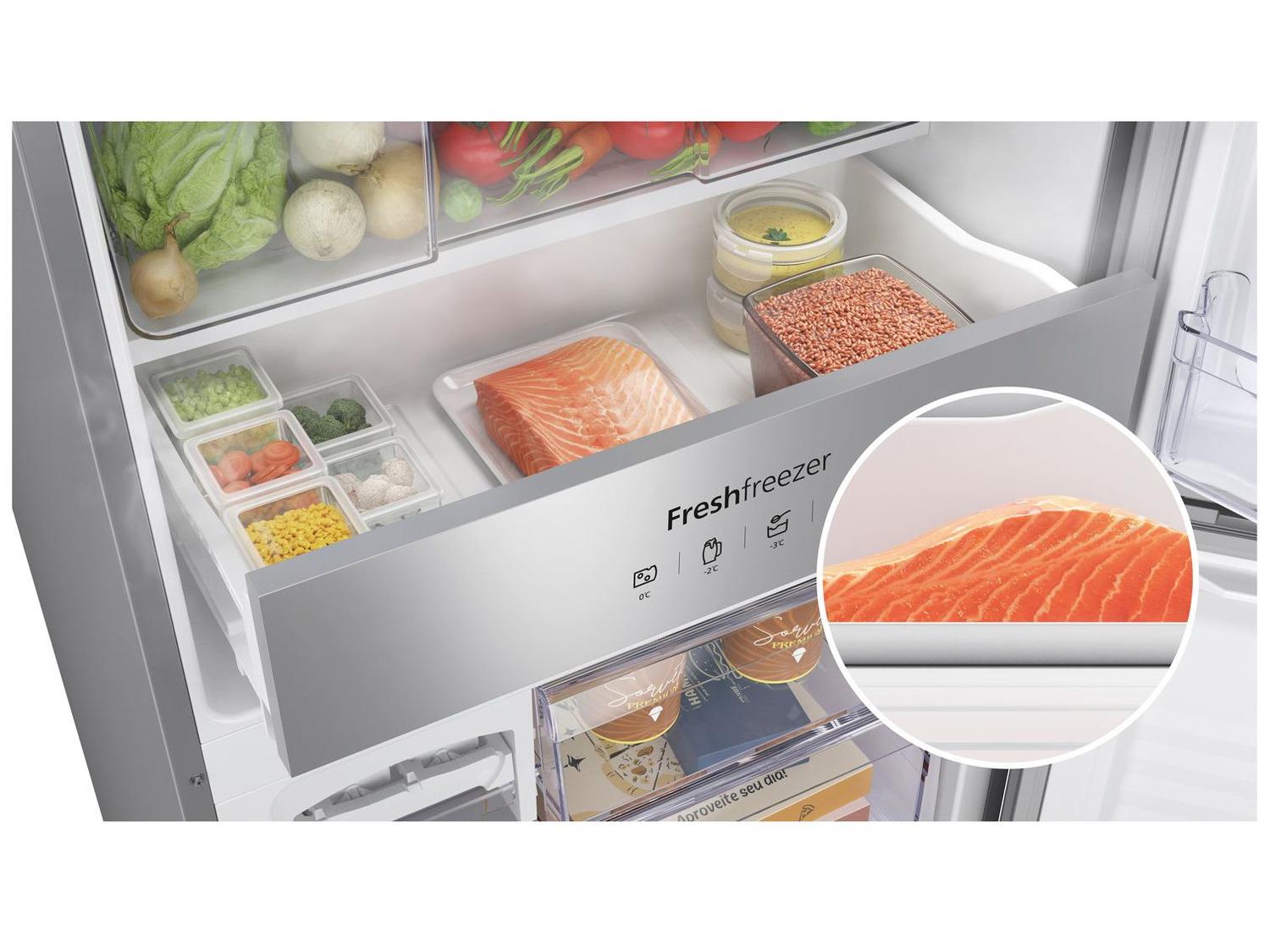 Geladeira/Refrigerador Panasonic Frost Free Duplex Inverse Espelhada 450L BB65 Diamond Glass