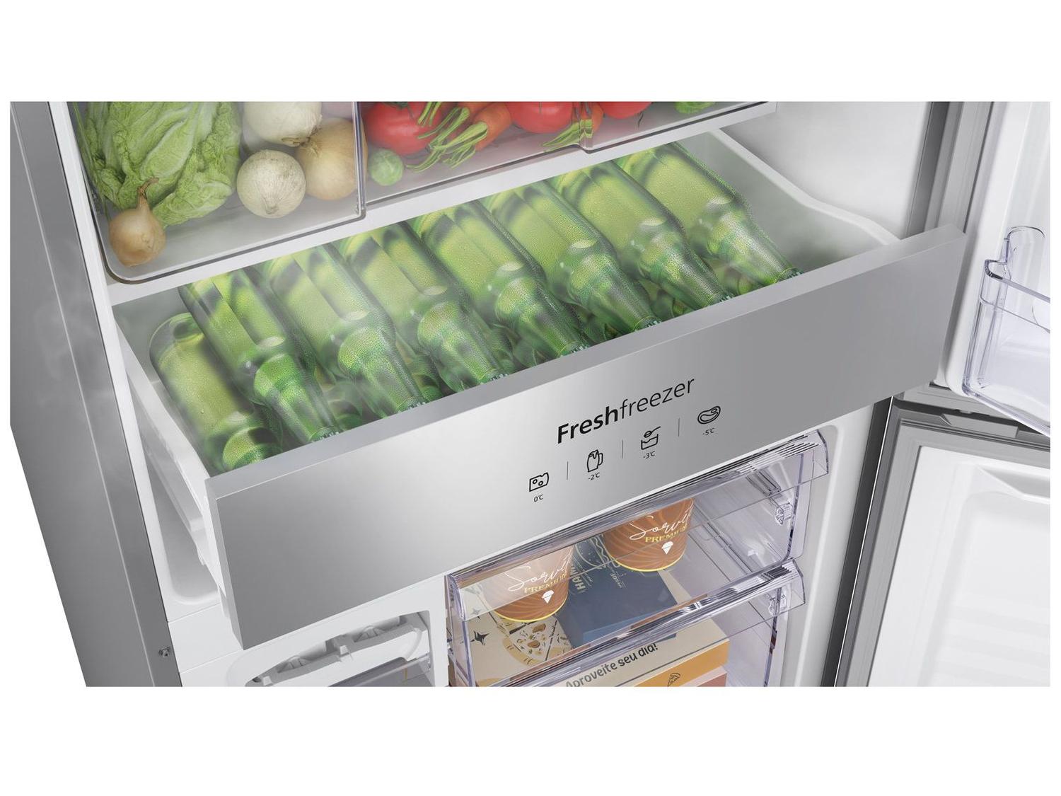 Geladeira/Refrigerador Panasonic Frost Free Duplex Inverse Espelhada 450L BB65 Diamond Glass
