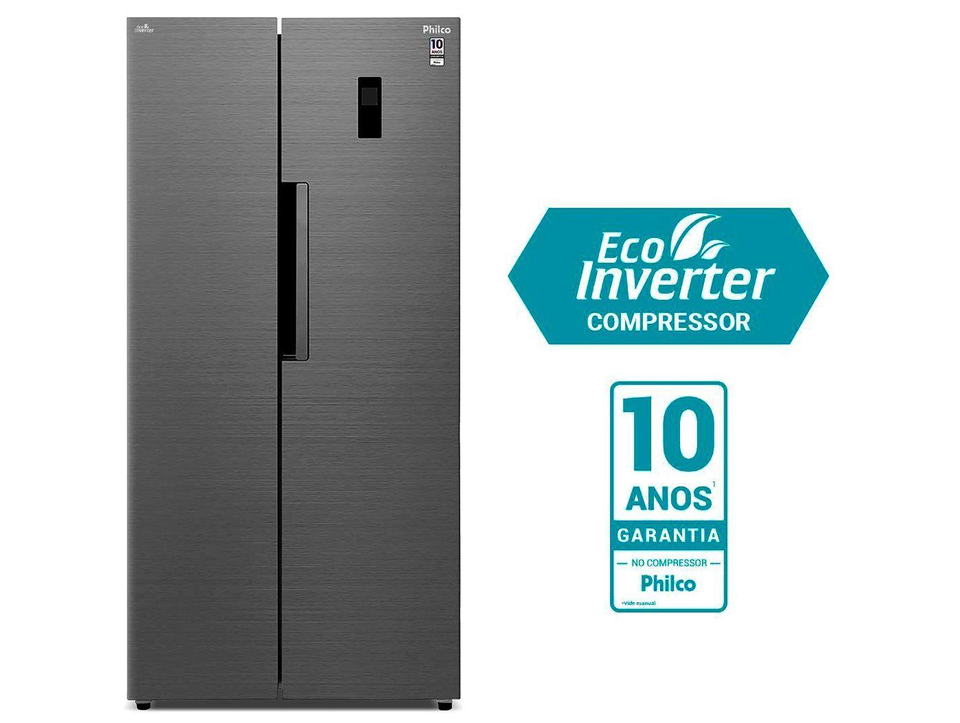 Geladeira/Refrigerador Philco Frost Free Side By Side 460L PRF46C
