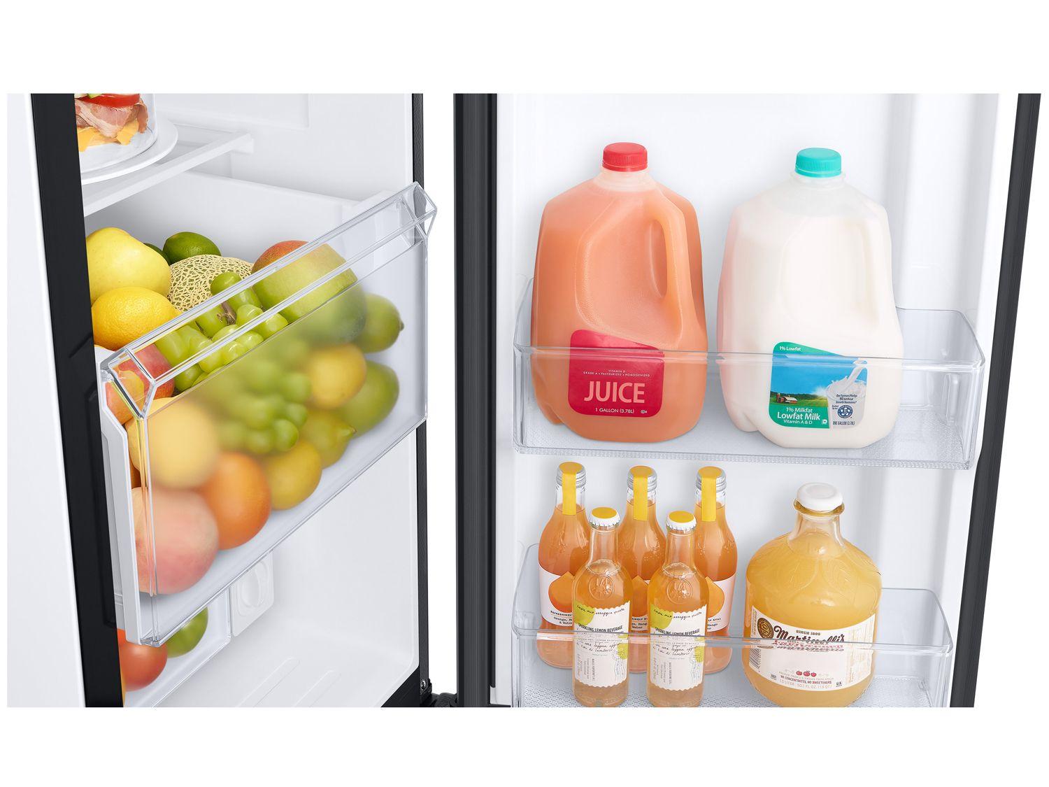 Geladeira/Refrigerador Samsung Smart Side by Side Black Inox 585L Family Hub RS58T5561