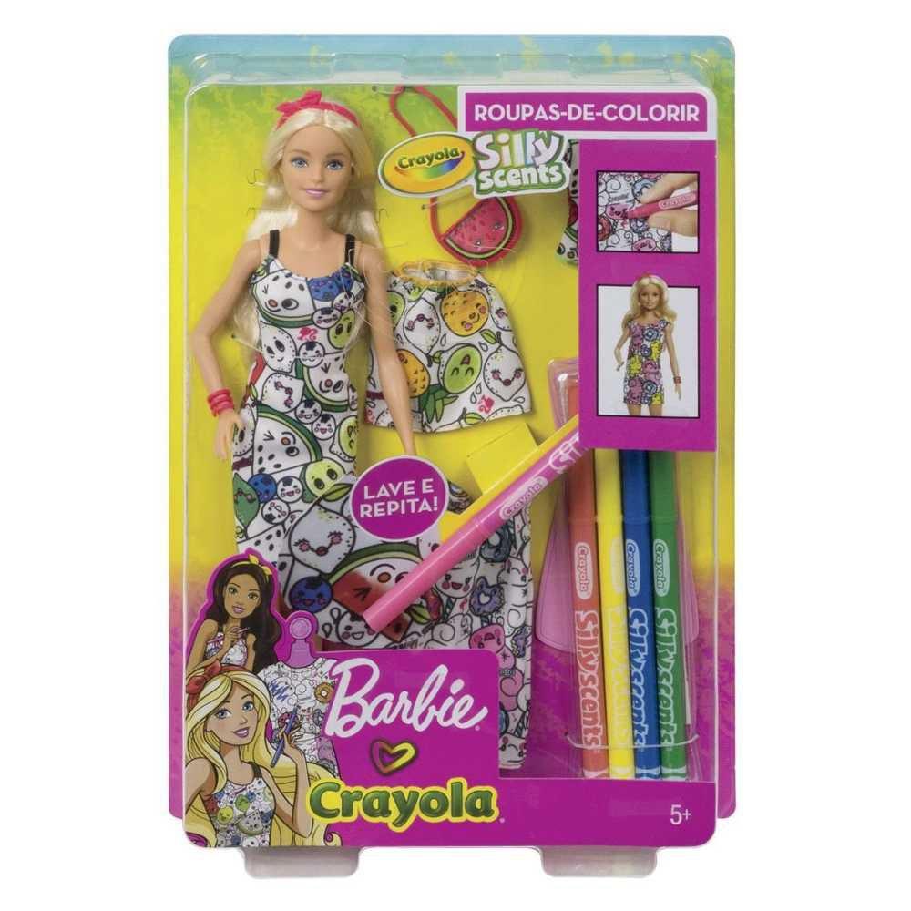 Barbie crayola pintando seu estilo mattel Clearance