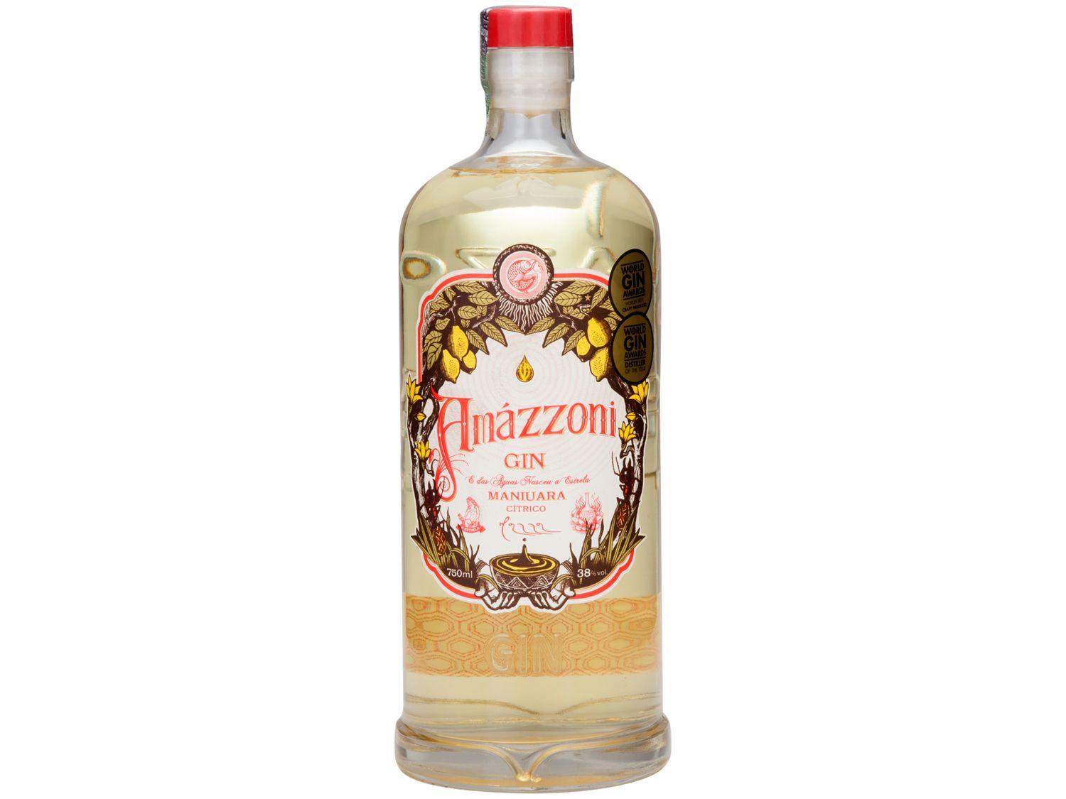 Gin Amázzoni Maniuara Cítrico 750ml
