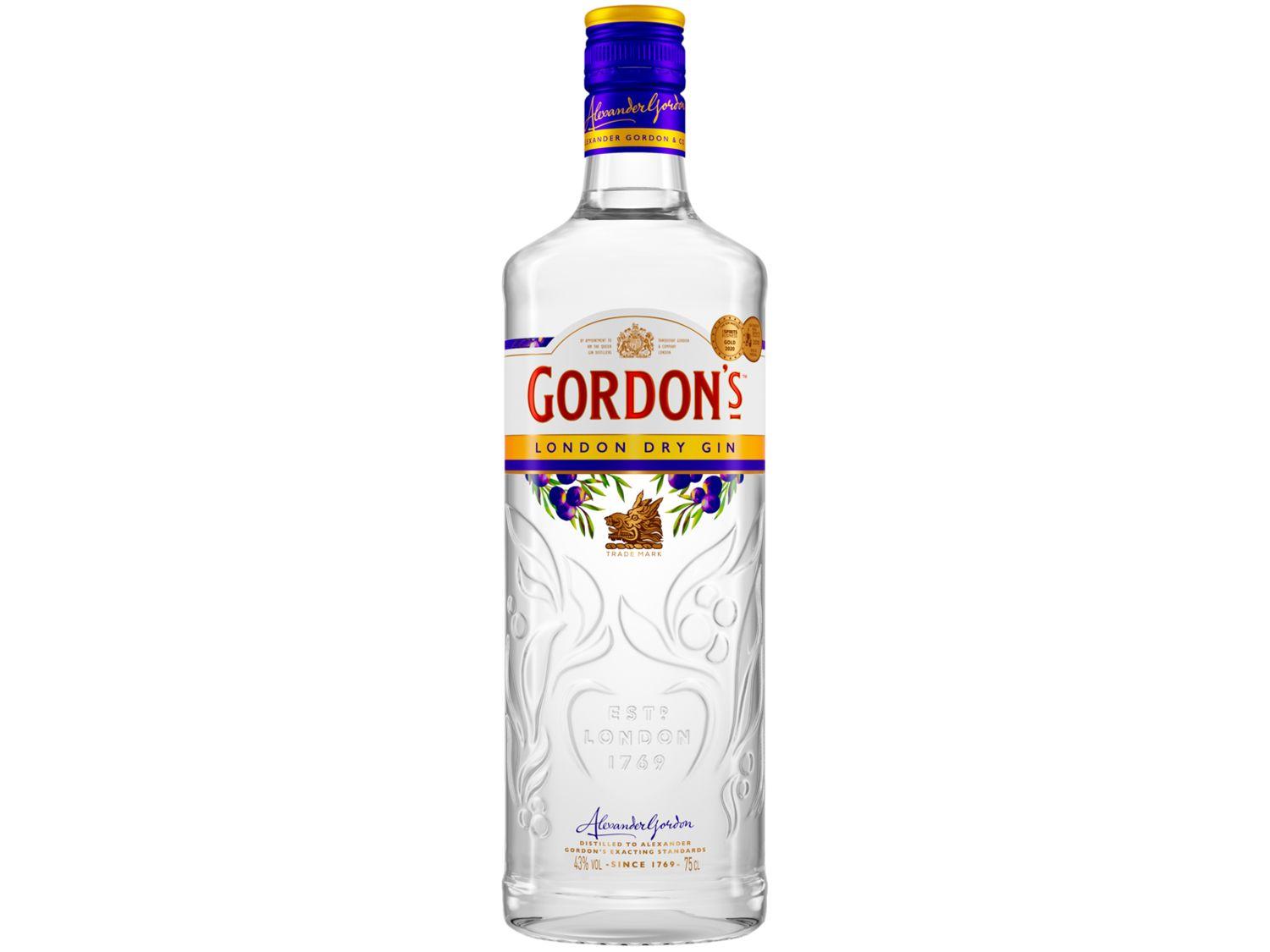 Gin Gordons London Dry Clássico e Seco 750ml