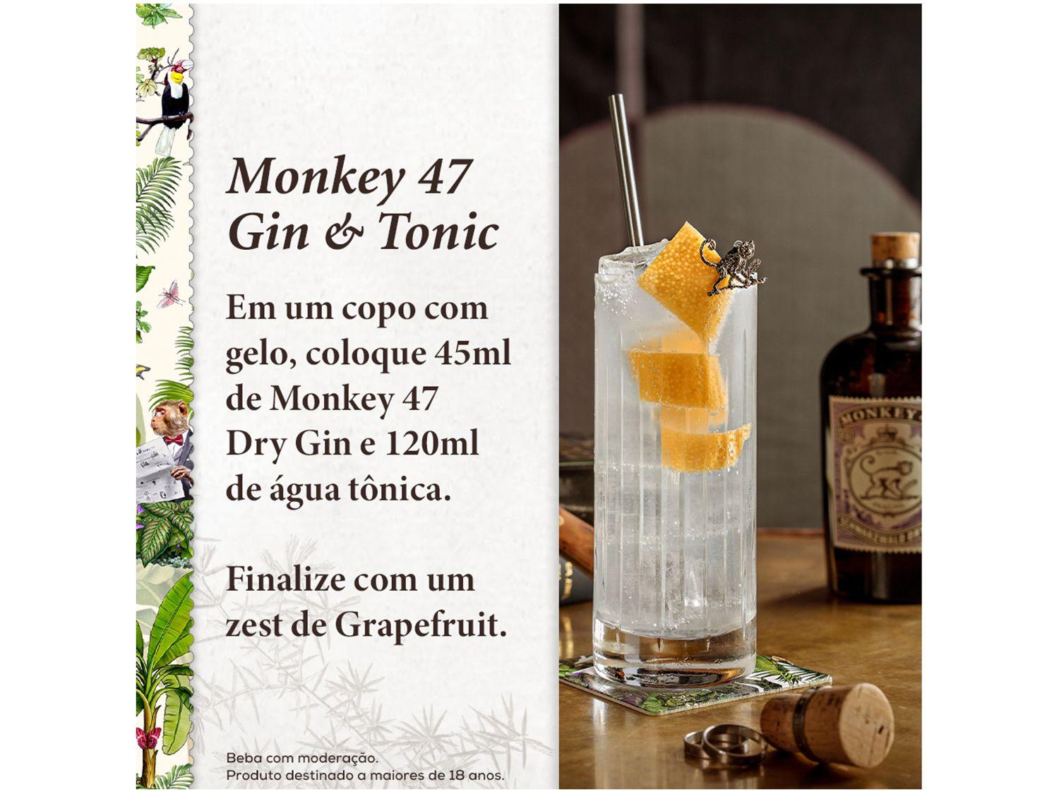 Gin Monkey 47 Dry Alemão 500ml