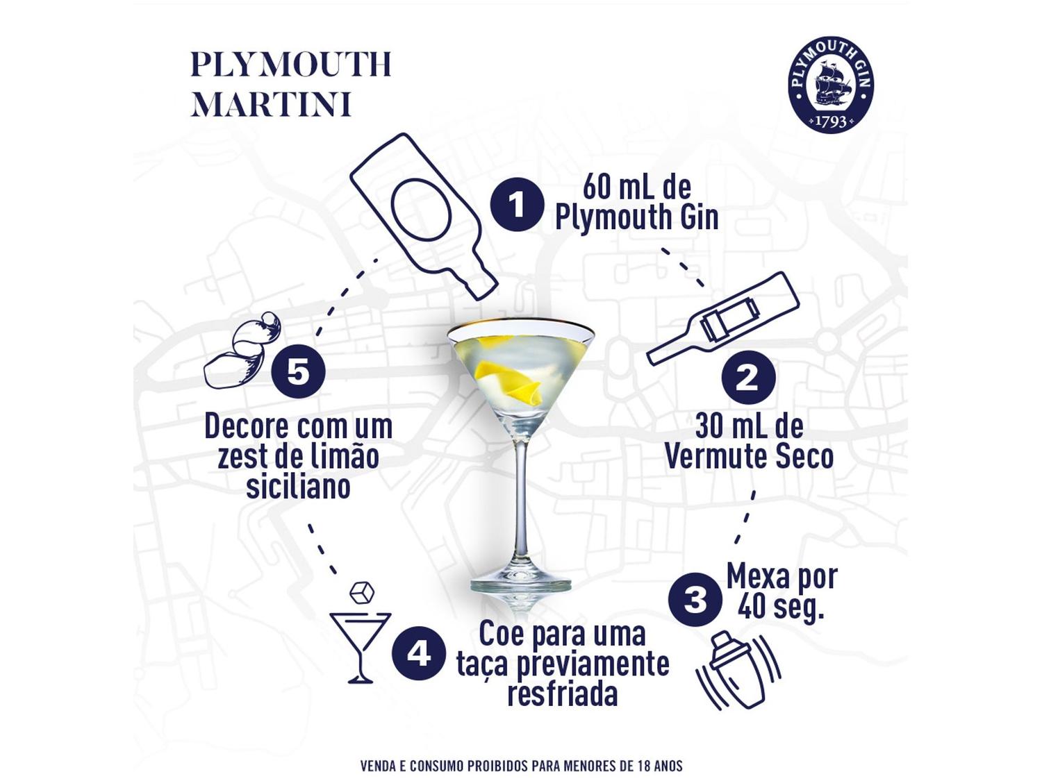 Gin Plymouth 750ml
