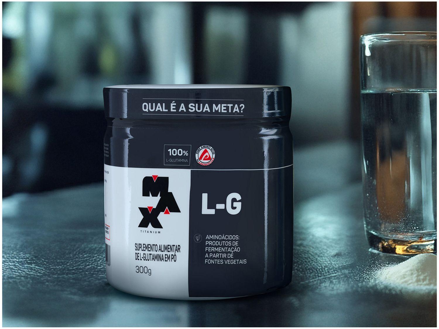 Glutamina Max Titanium L-G em Pó 300g