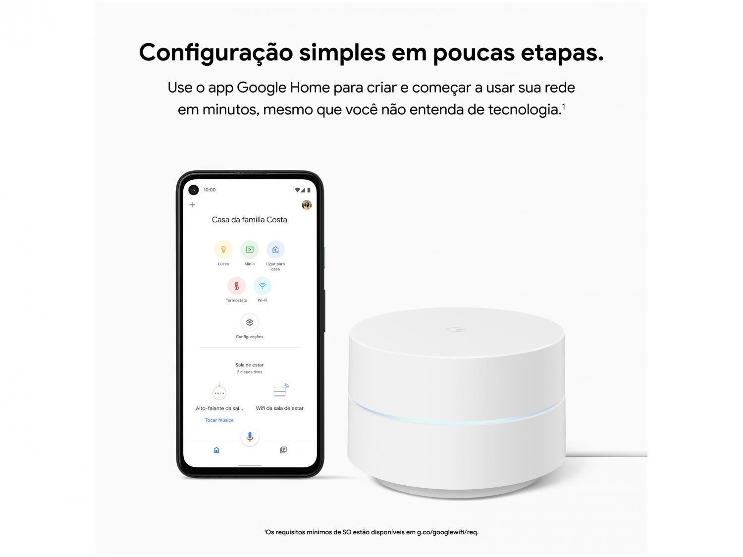 Google Wifi Mesh AC1200 Dual-Band GA02430-BR