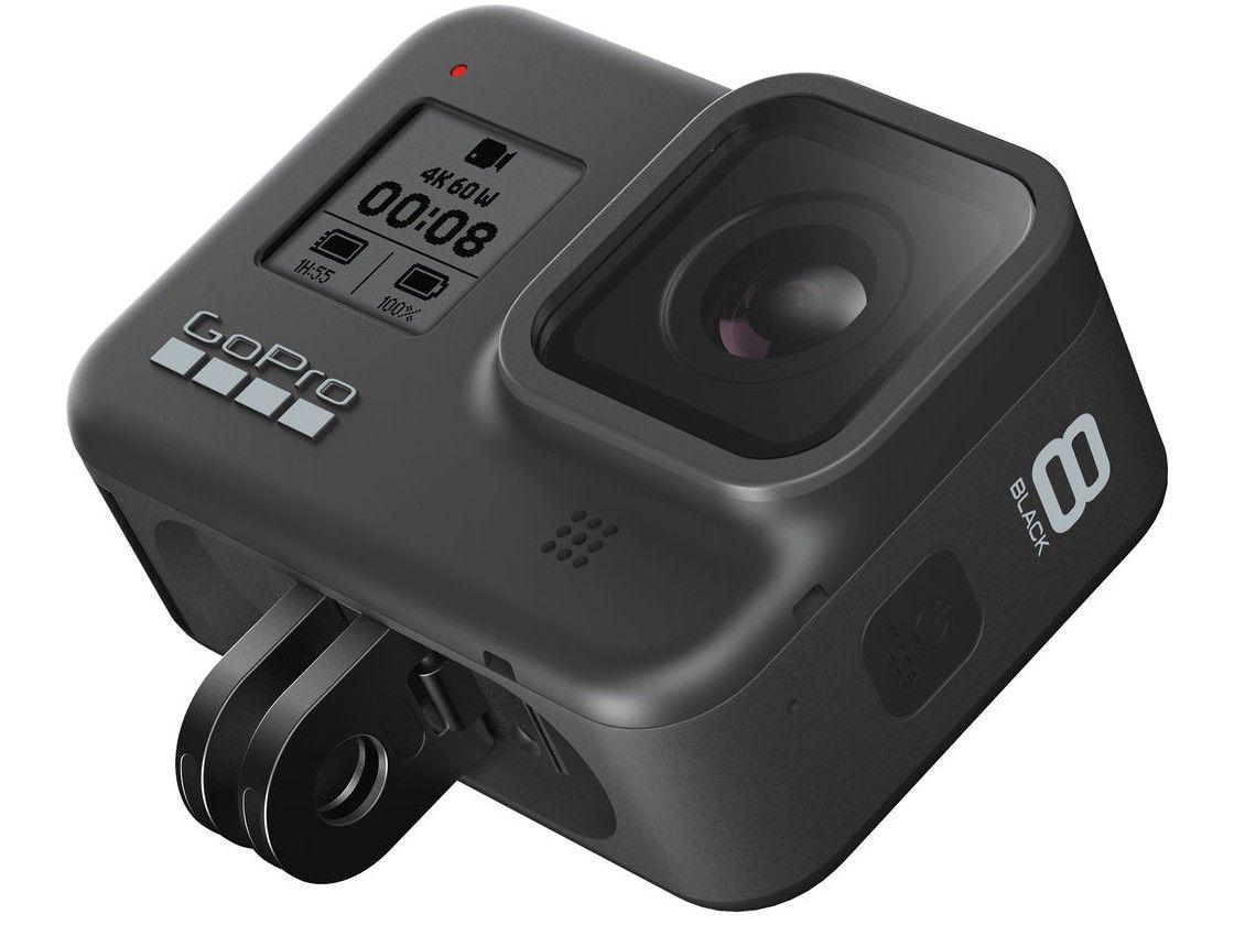 GoPro Hero 8 Black 12MP 4K60 Wi-Fi Bluetooth GPS - à Prova GoPro Hero 8 Black 12MP 4K60 Wi-Fi Bluetooth GPS - à Prova