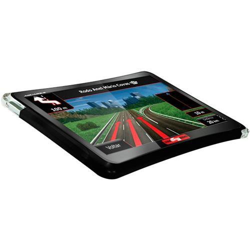 GPS Automotivo Aquarius Guia Quatro Rodas Slim Tela 4.3” Touch Screen