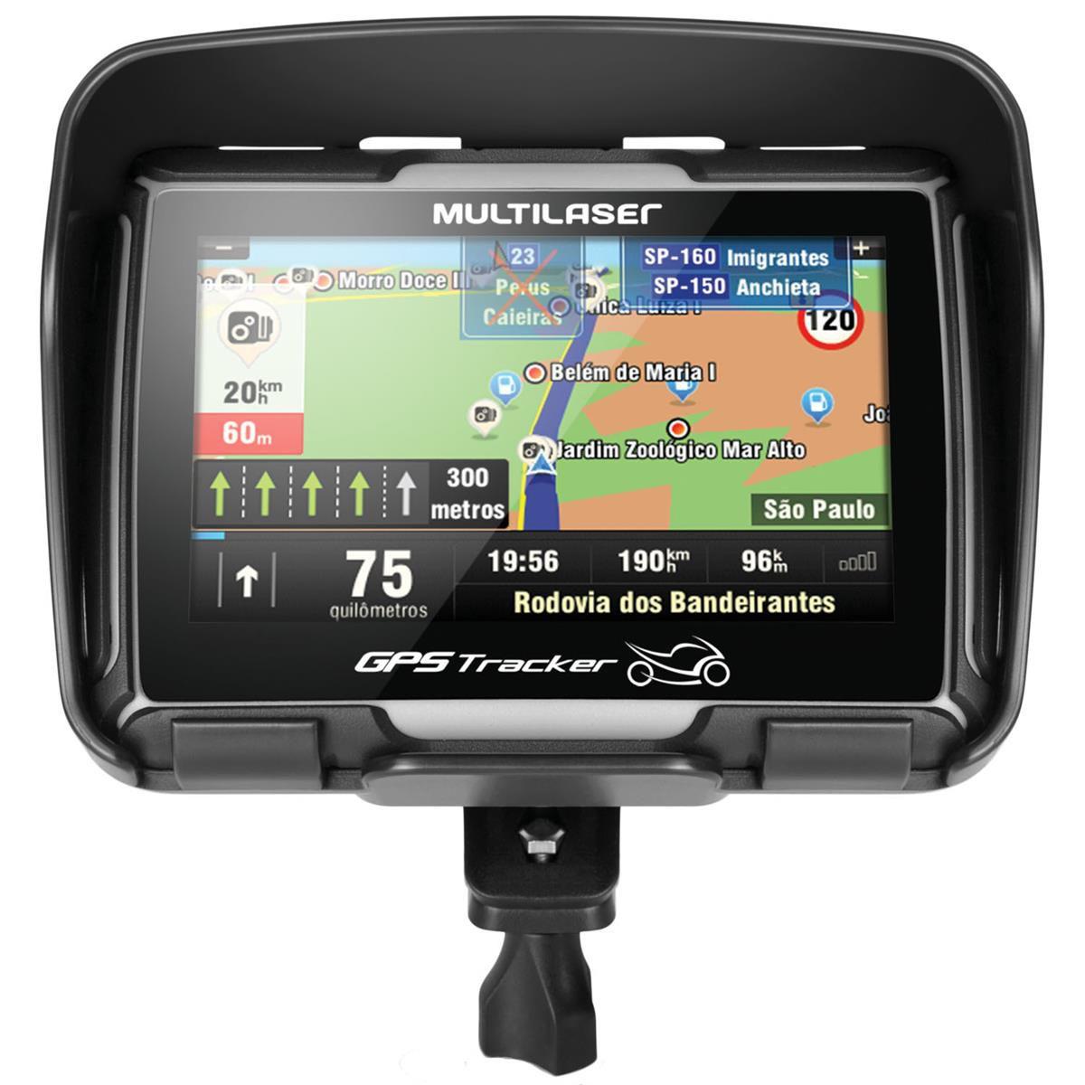 Gps Tracker Ii 4.3 Polegadas Para Moto Resistente Á Água Gp040