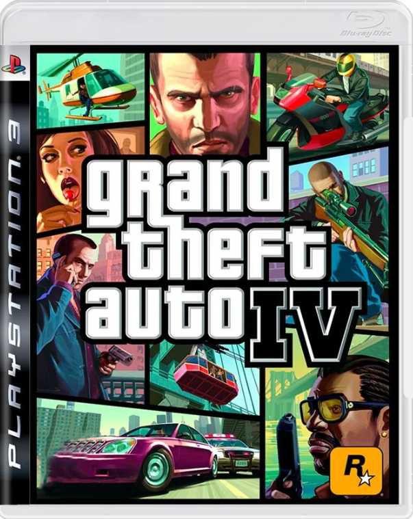 Grand Theft Auto IV - GTA 4 - Jogo PS3 Midia Fisica