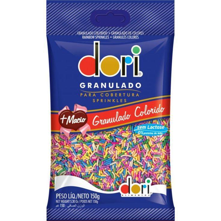 Imagem de Granulado Colorido Ideal Para Bolos, Doces e Confeitos 150g