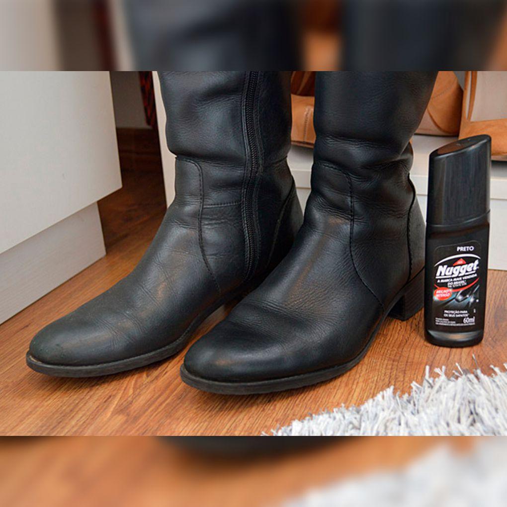 Graxa Para Sapato Preto Nugget Líquido 60ml - Acessórios e Conservação de  Sapatos - Magazine Luiza