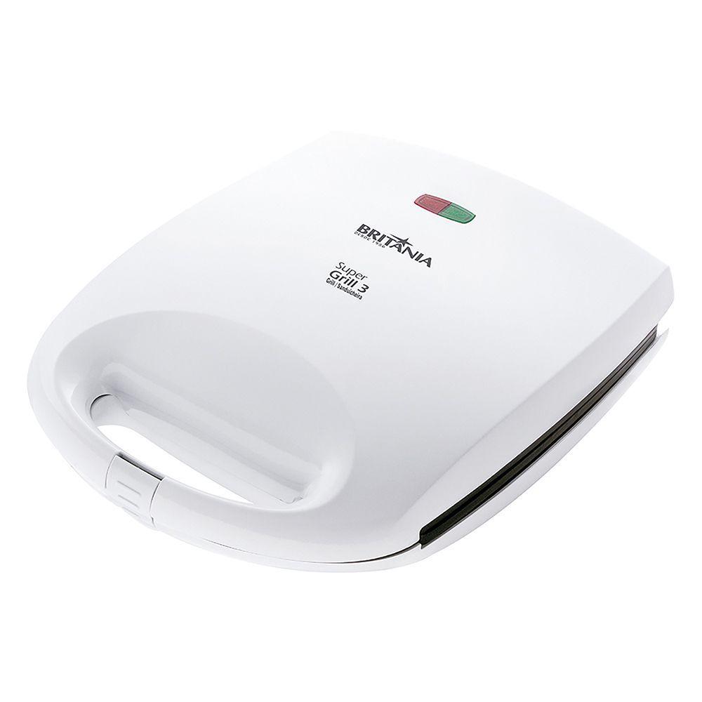 Grill e Sanduicheira Britânia Super Grill 3 Grill Magazine Luiza