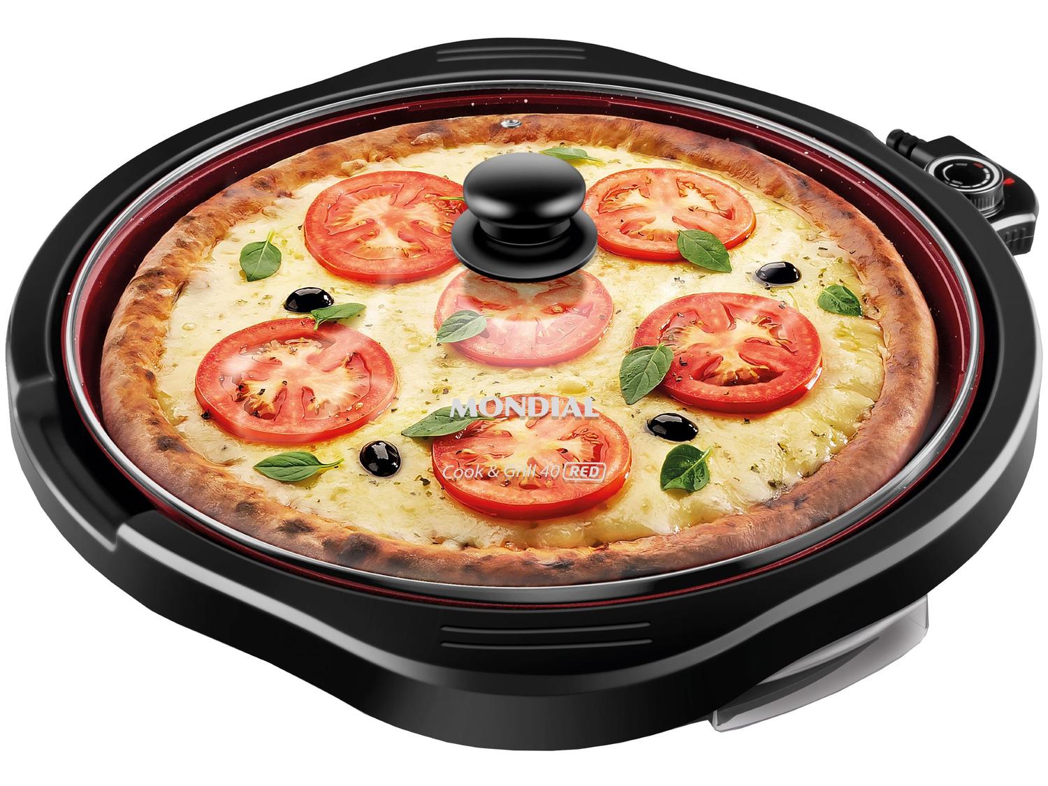 Grill Mondial G-03-RC Redondo 1270W Antiaderente