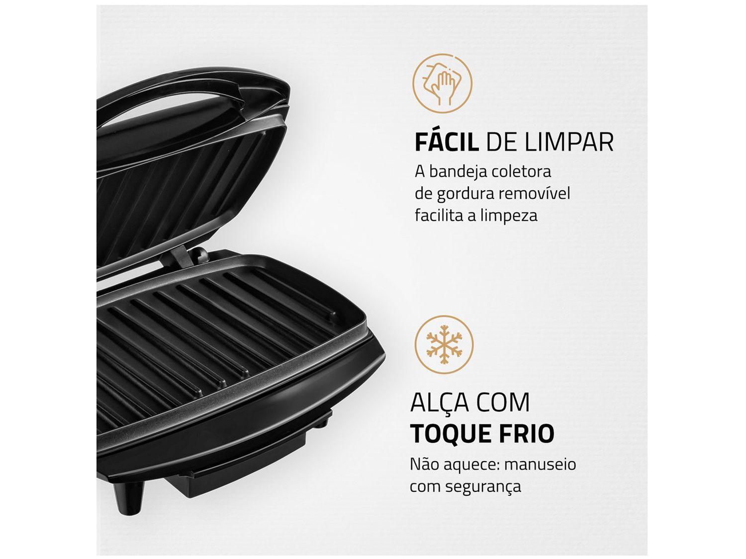 Grill Mondial G-07 Max Grill Inox 2 em 1 