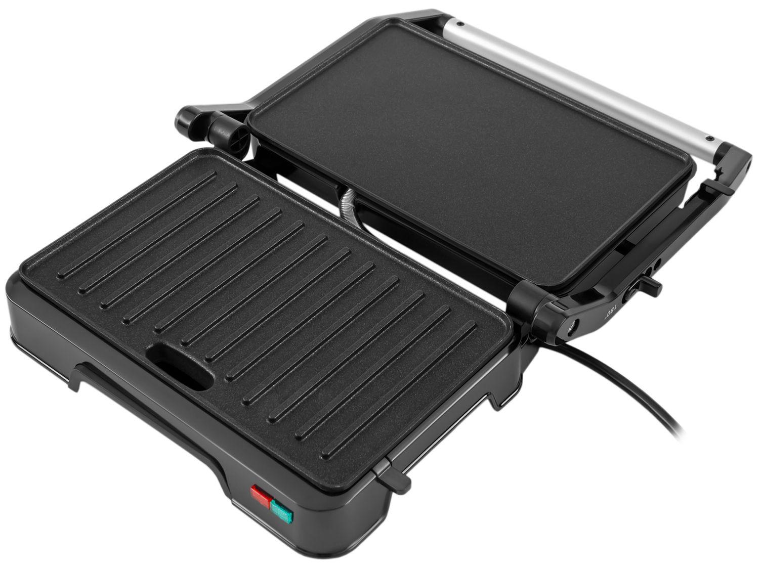 Grill Mondial PG-01-180 Master Press Duo 3 em 1 Retangular com Chapa 1000W