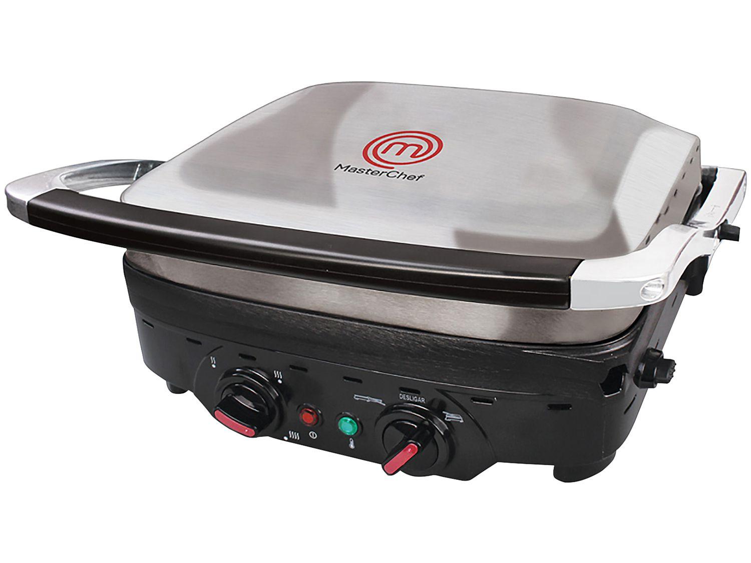 Grill/Sanduicheira MasterChef GR1001I Inox 1600W Coletor de Gordura