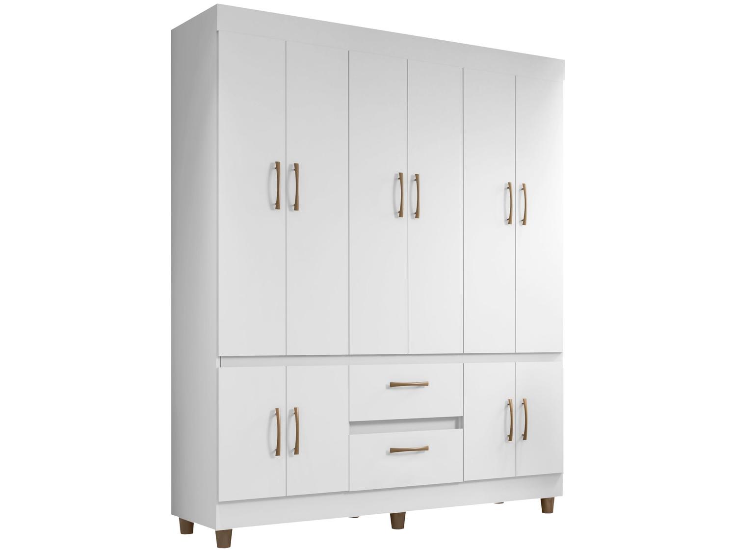 Guarda-roupa Casal 10 Portas 2 Gavetas Araplac