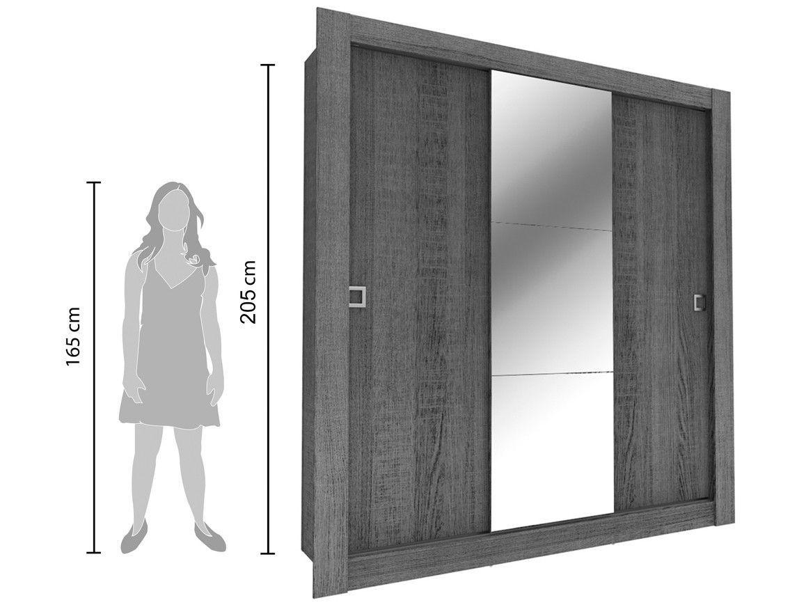 Imagem de Guarda-roupa Casal 3 Portas Madesa