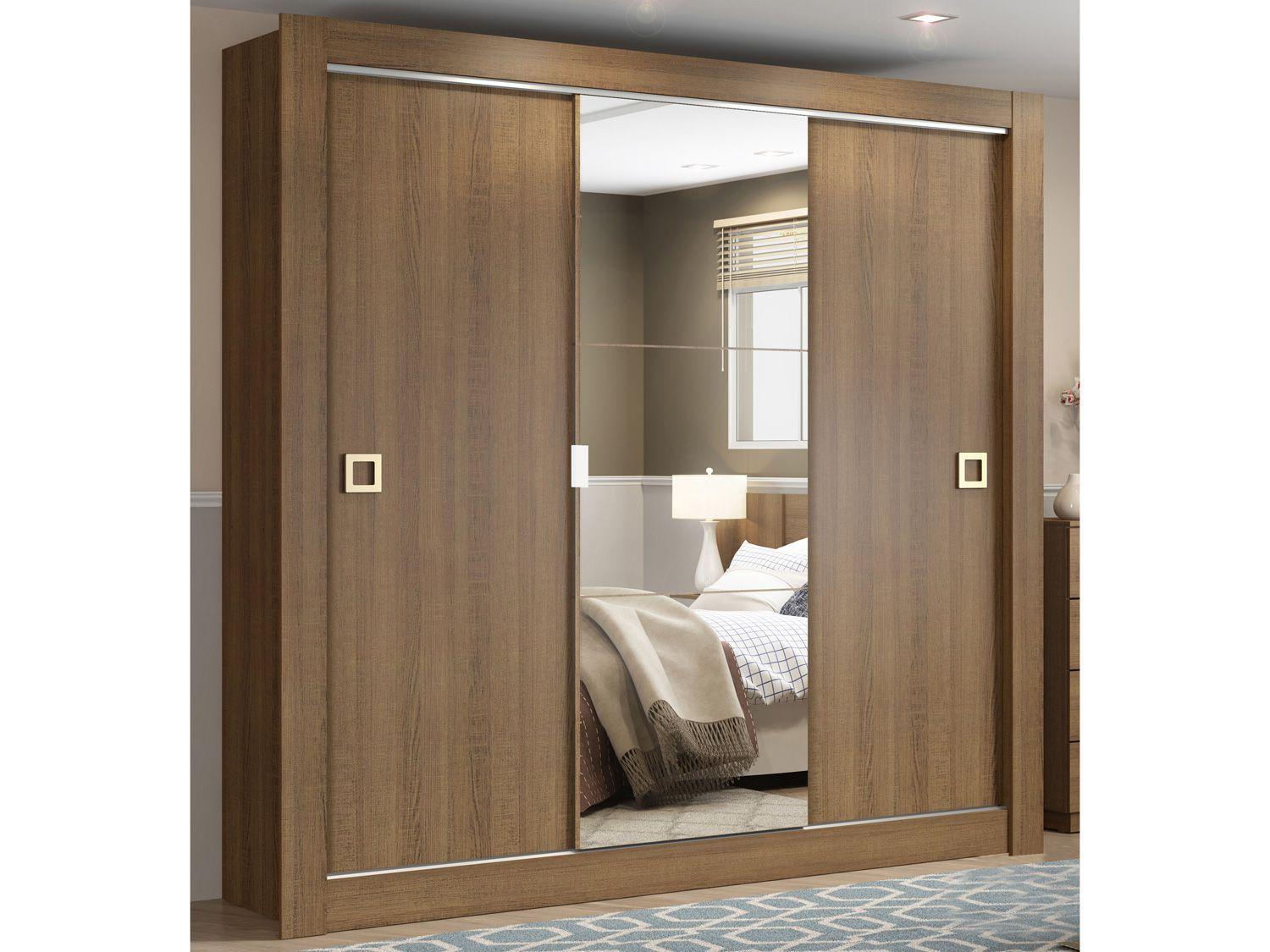 Imagem de Guarda-roupa Casal 3 Portas Madesa