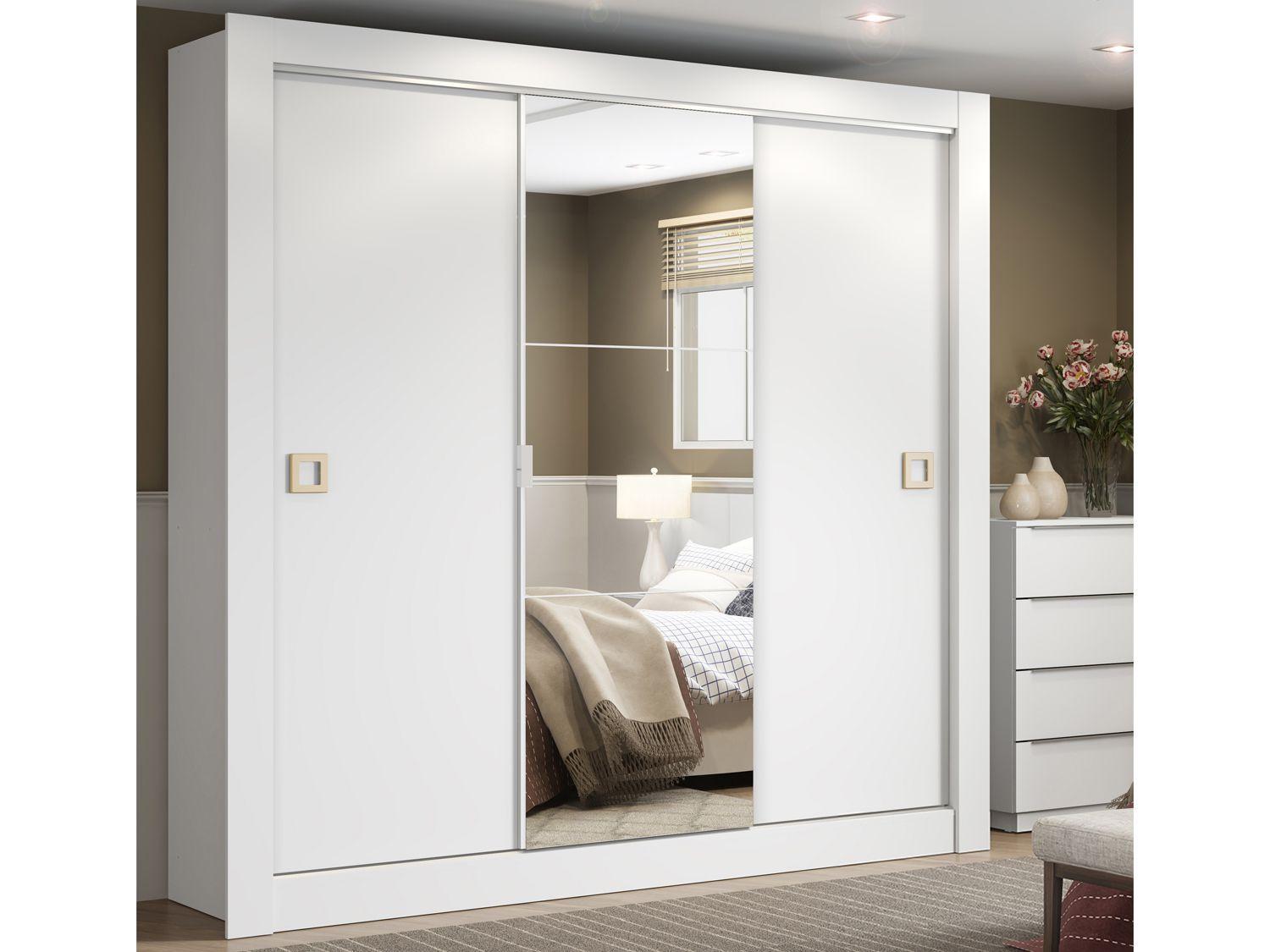 Imagem de Guarda-roupa Casal 3 Portas Madesa