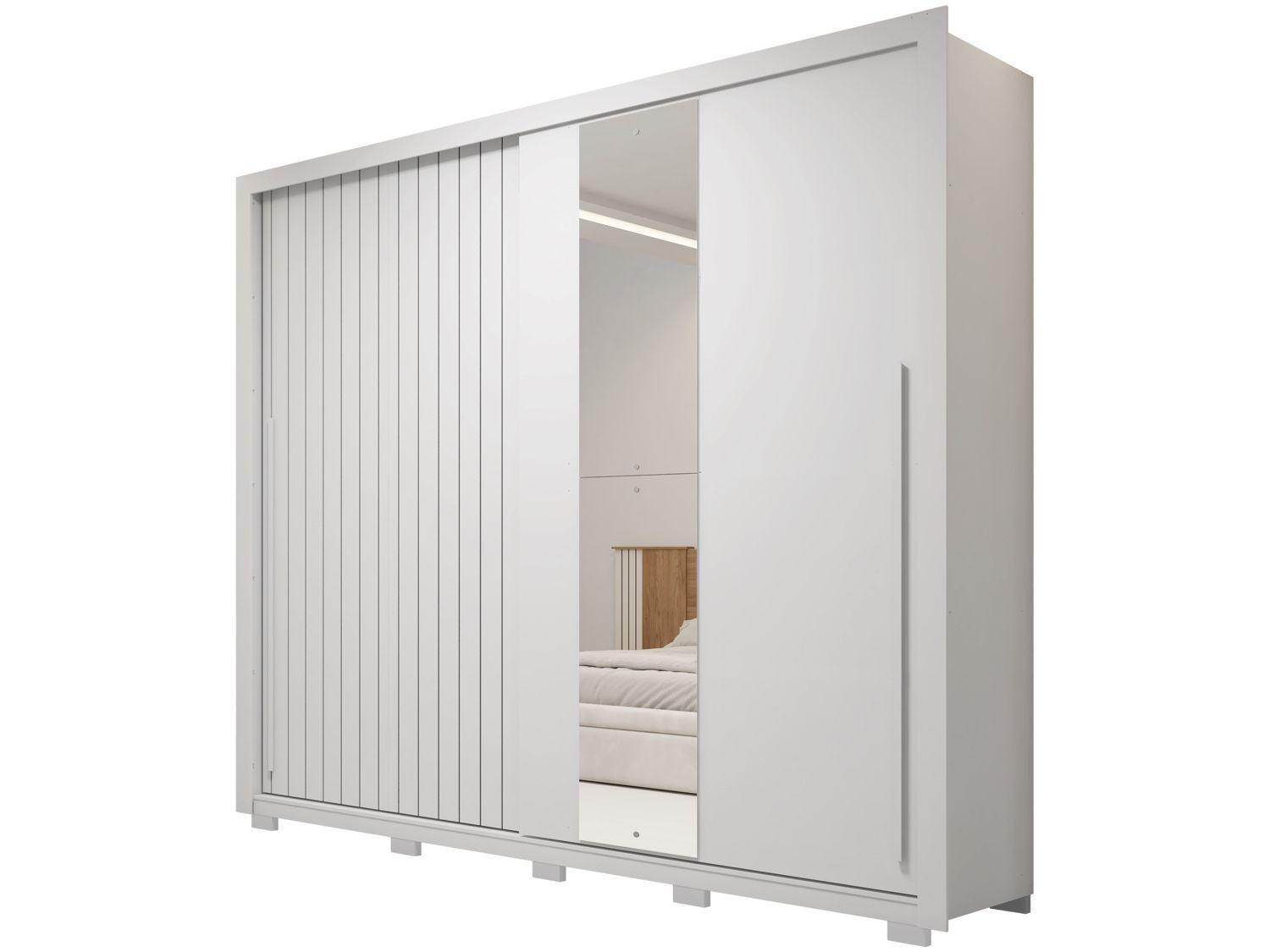 Guarda-roupa Casal 4 Gavetas 2 Portas Caemmun Romanus