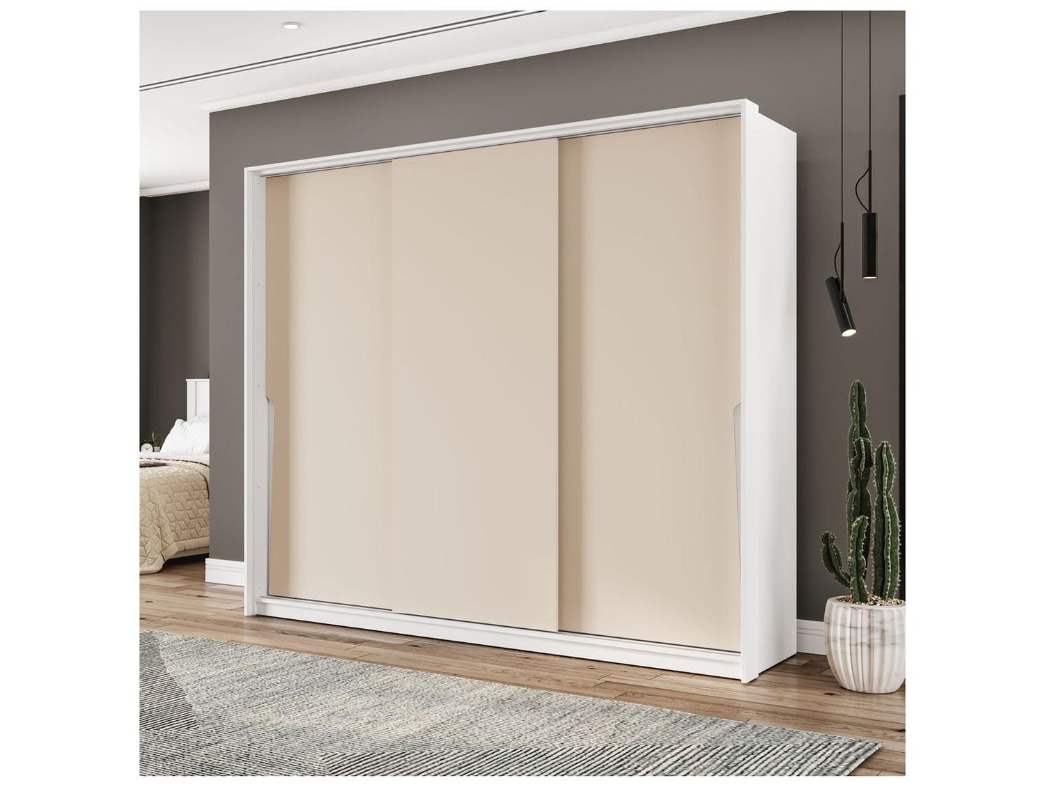 Guarda-roupa Casal 4 Gavetas 3 Portas de Correr Politorno Porto