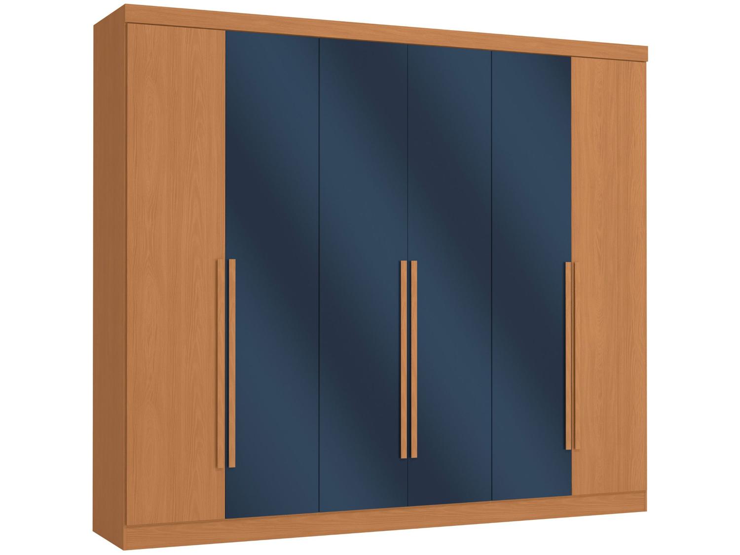 Canela e Azul Profundo