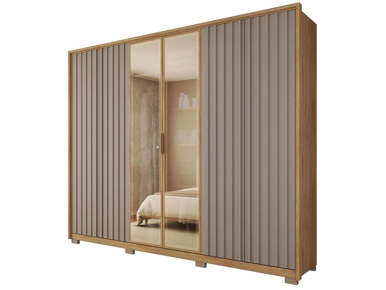 Guarda-roupa Casal 6 Portas 6 Gavetas Caemmun Centurium