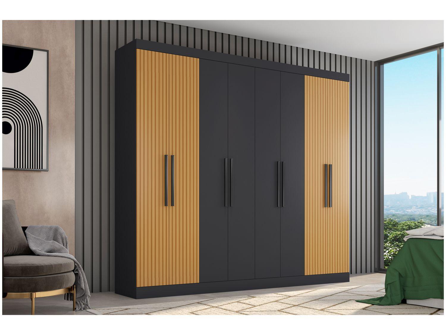 Guarda-roupa Casal 8 Portas 4 Gavetas Araplac Porto
