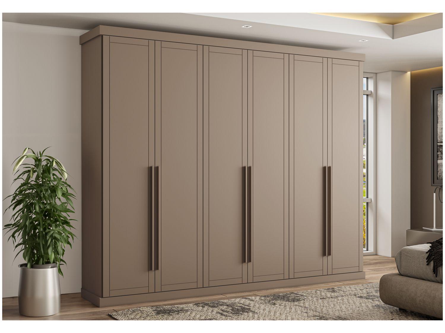 Guarda-roupa Casal Modulado 6 Gavetas 6 Portas Carraro Capri 1159