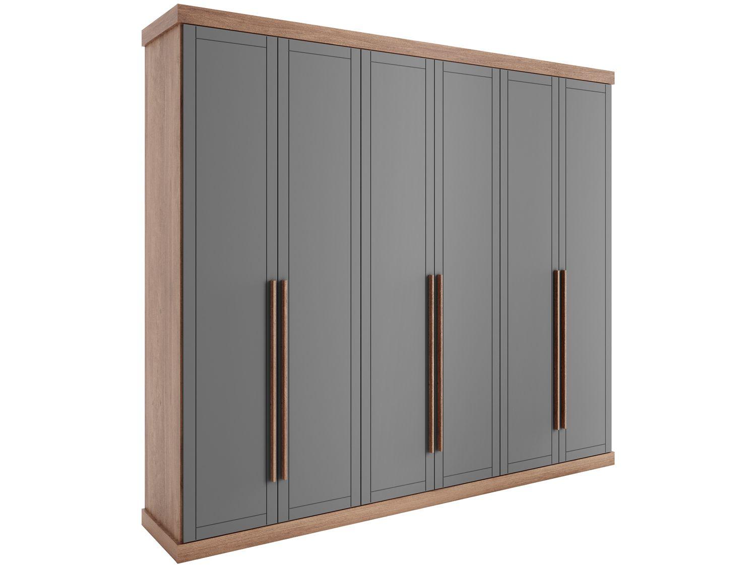 Guarda-roupa Casal Modulado 6 Gavetas 6 Portas Carraro Capri 1159